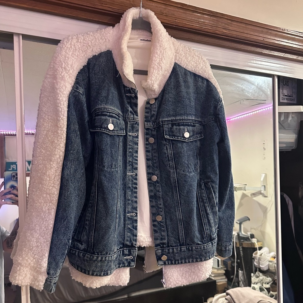 SHERPA DENIM JACKET